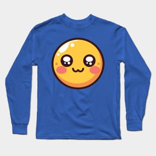 Smiley Face Emoji Long Sleeve T-Shirt